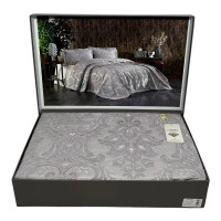 Покрывало жаккард DIAMOND MONAKO GREY 230x260 см