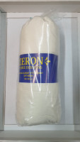 Простынь на резинке трикотажная 180*200 кремовая (TM Zeron)