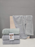 Набір махрових рушників Zeron з 4-х штук 50х90 см, модель 23