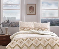 Постільна білизна TAC Ranforce Perry kahve полуторний Постільна білизна TAC Ranforce Perry kahve полуторний