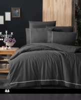 Постільна білизна First Choice De Luxe Alisa anthracite євро