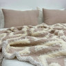Покривало муслінове Saheser Sonia Beige 240x260 см з наволочками