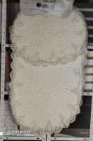 Набор ковриков для ванной Estima lux кремовый (68x115 см + 57x80 см)