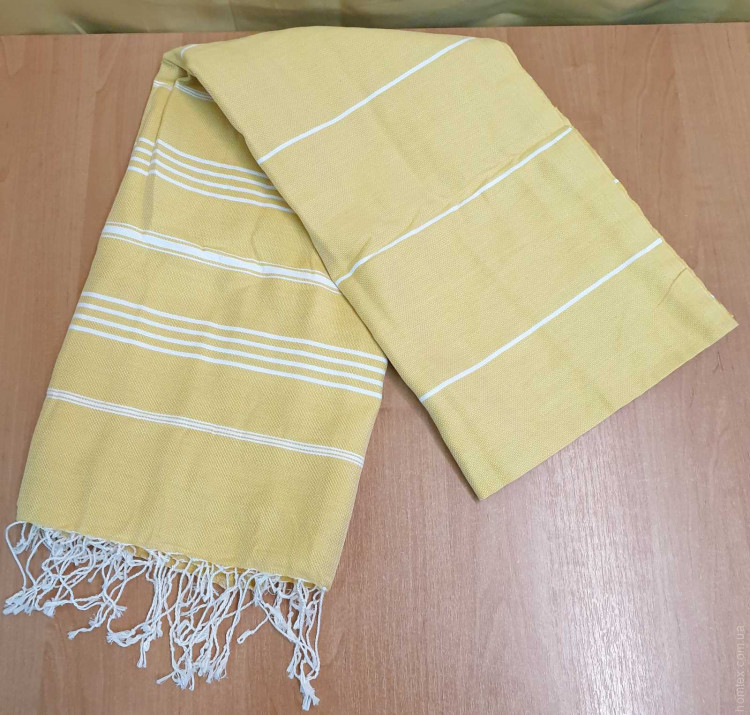 Полотенце пляжное FinLine с бахромой 100x180 см, модель 26