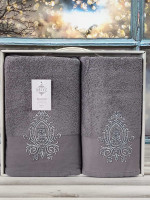 Набор махровых полотенец Moz Home из 2 штук 50x90 см +70x140 см, V07
