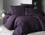 Постельное белье First Choice Stripe style mor сатин Delux евро