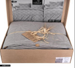 Постельное белье La Maison Afra Charcoal из муслина евро