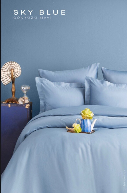 Постельное белье Issimo Home Simply Sky Blue евро