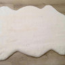 Мягкий пушистый фигурный коврик Armada 100x140 см белый