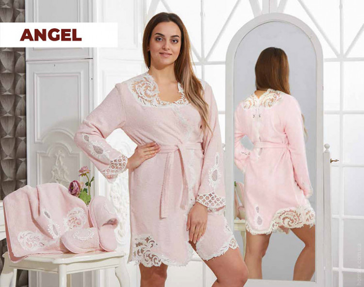 Халат Arya Angel розовый S/M