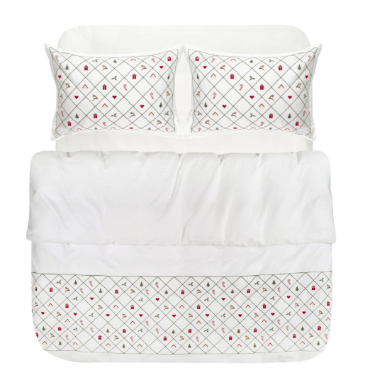 Постельное белье Lotus Home сатин Craft Collection Candy cane евро