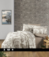 Постельное белье First Choice Vintage brown евро