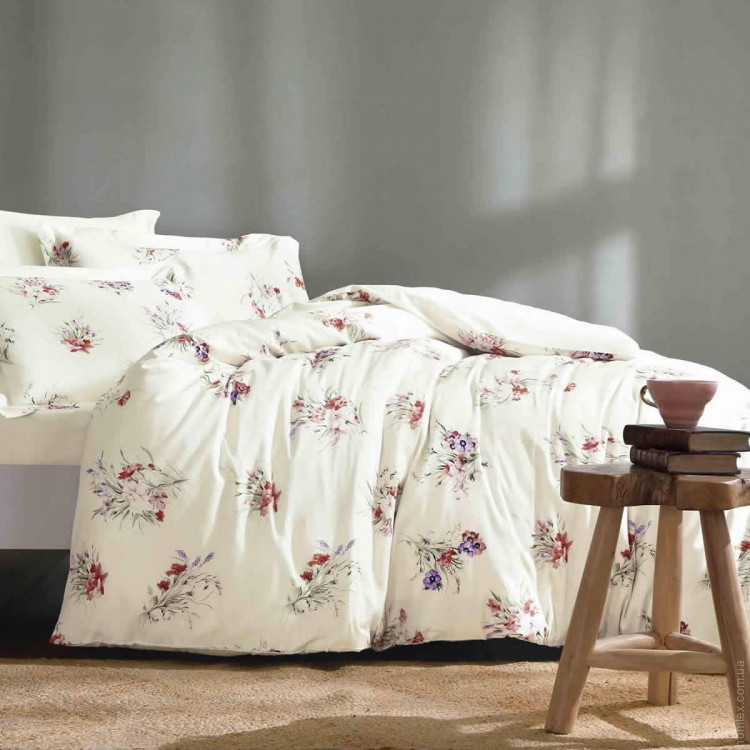 Постельное белье Tivolyo Home Exclusive Fiorista евро