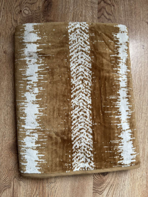 Пляжний рушник - пештемаль махра/велюр 105х180 см. модель 9