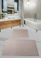 Набор ковриков для ванной комнаты Diva Wave Cream 60x100+50x60 см