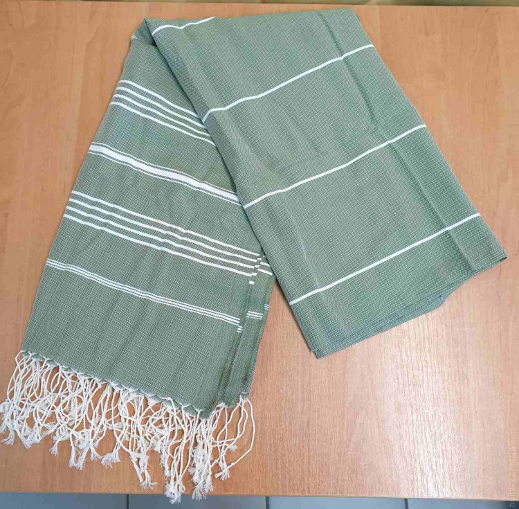 Полотенце пляжное FinLine с бахромой 100x180 см, модель 27