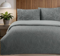 Постельное белье Altinbasak Leaf Line shadows евро