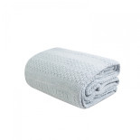 Плед Karaca Home - Charm Bold mavi голубой 200х220 см евро