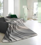 Плед бавовняний Biederlack Orion HS Love Silver 150х200 см