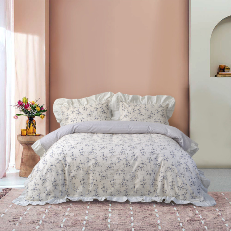 Постільна білизна Lotus Home сатин Hena євро