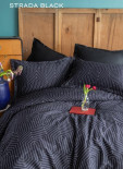 Постільна білизна Issimo Home Strada Black євро