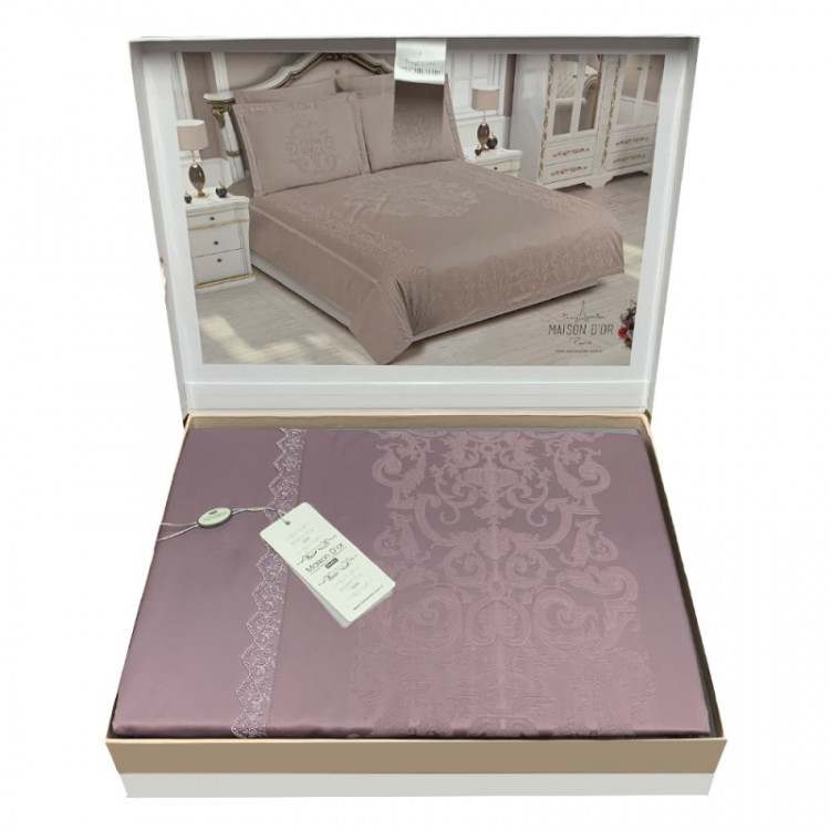 Постільна білизна Maison Dor Adrienne Lilac (бузкова) євро