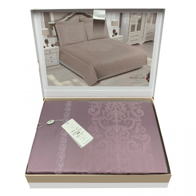 Постільна білизна Maison Dor Adrienne Lilac (бузкова) євро