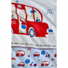 Постельное белье для младенцев Karaca Home School bus mavi 2020-2 голубой ранфорс 