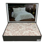 Покрывало жаккард DIAMOND MASON PUDRA 230x260 см