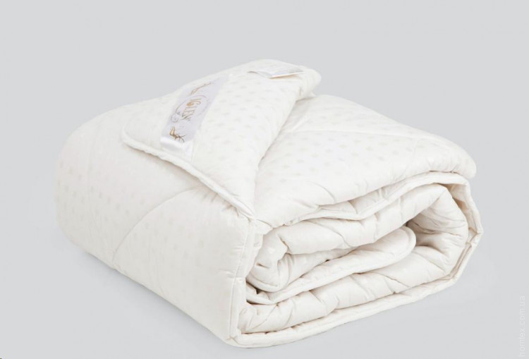 Одеяло IGLEN 100% шерсть в тике демисезонное 200х220 см.