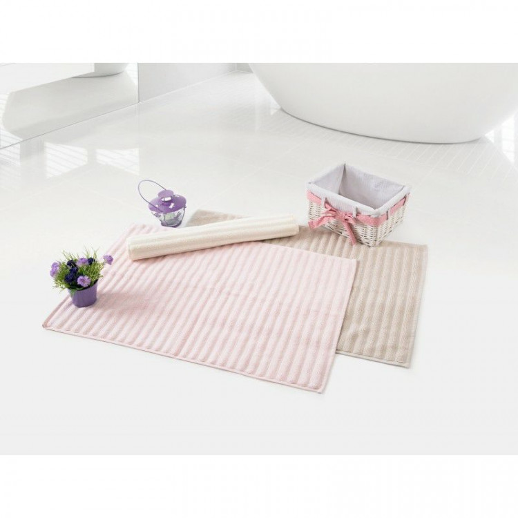 Полотенце для ног Irya Crimp pudra пудра 50x70 см