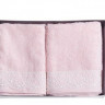 Набор полотенец Diandra FLASHY розовый из 2 шт. 50х90 см