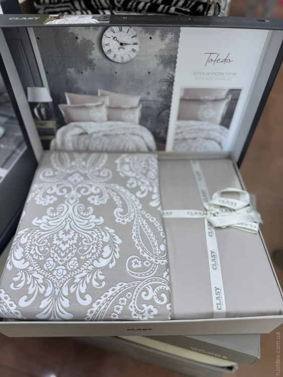 Постільна білизна сатин Aran Clasy Toleda євро