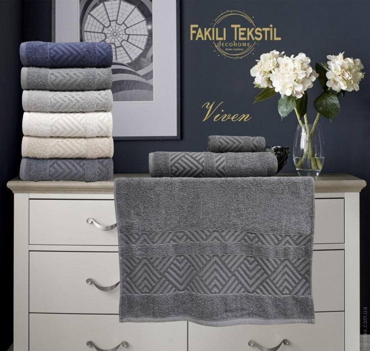 Набор махровых полотенец Fakili Tekstil Viven 70x140 см из 6-ти штук