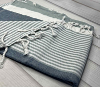 Полотенце пляжное пештемаль Tivolyo Home 100×180 см модель 3