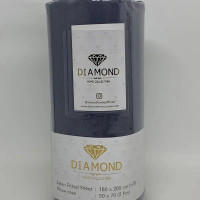 Простыня на резинке DIAMOND HAVLU SATIN ANTRACIT 180x200 см