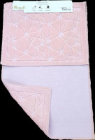 Набор ковриков для ванной MOSSOFT Cottoni 60x100 см + 50x60 см розовый V4