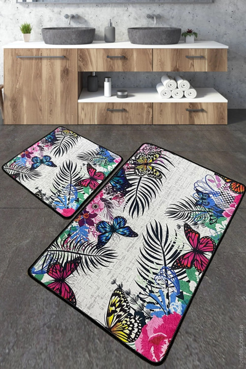 Набор ковриков для ванной Chilai Home NOIROBI 60x100 см + 50x60 см