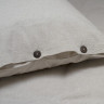 Постельное белье Lotus Home Washed cotton Solid kahve-bej евро
