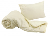Одеяло Руно с подушкой 52СЛБ молочное 140х205 см