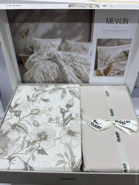 Постільна білизна Aran Clasy Ranforce Mevlin V-1 євро