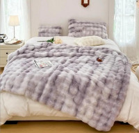 Плед - Покрывало Home Textile Sable 200x230 см с искусственного меха модель 2