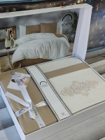 Постільна білизна Romeo Home з вишивкою, модель 4, євро