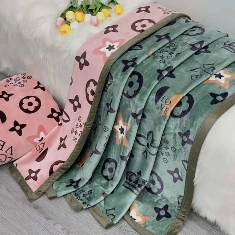 Плед велюровый двуслойный Home Textile 964969 200x230 см