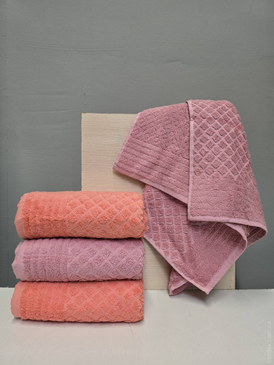 Набір махрових рушників Zeron з 4-х штук 50х90 см, модель 26