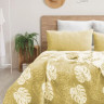 Покривало муслінове Saheser Forest Yellow 240x260 см з наволочками