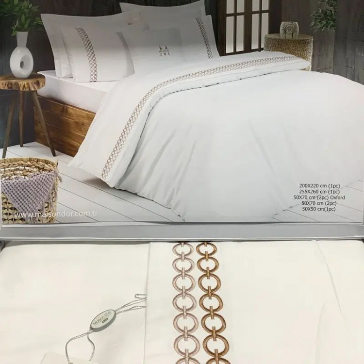 Постільна білизна Maison D'or MAISON PREMIUM BEIGE (бежева) євро
