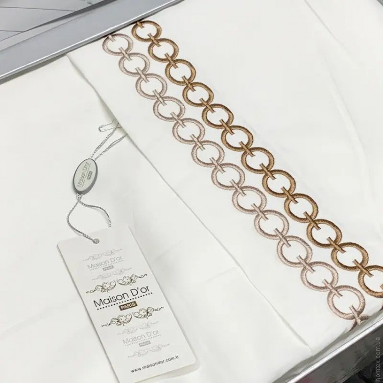 Постільна білизна Maison D'or MAISON PREMIUM BEIGE (бежева) євро