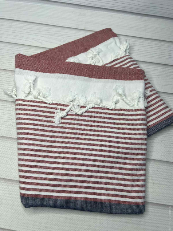 Полотенце пляжное пештемаль Tivolyo Home 100×180 см модель 4