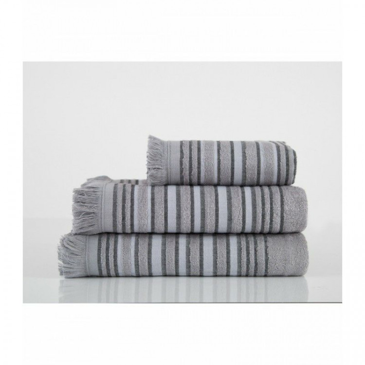 Полотенце махровое Irya Serin gri серый 50x90 см